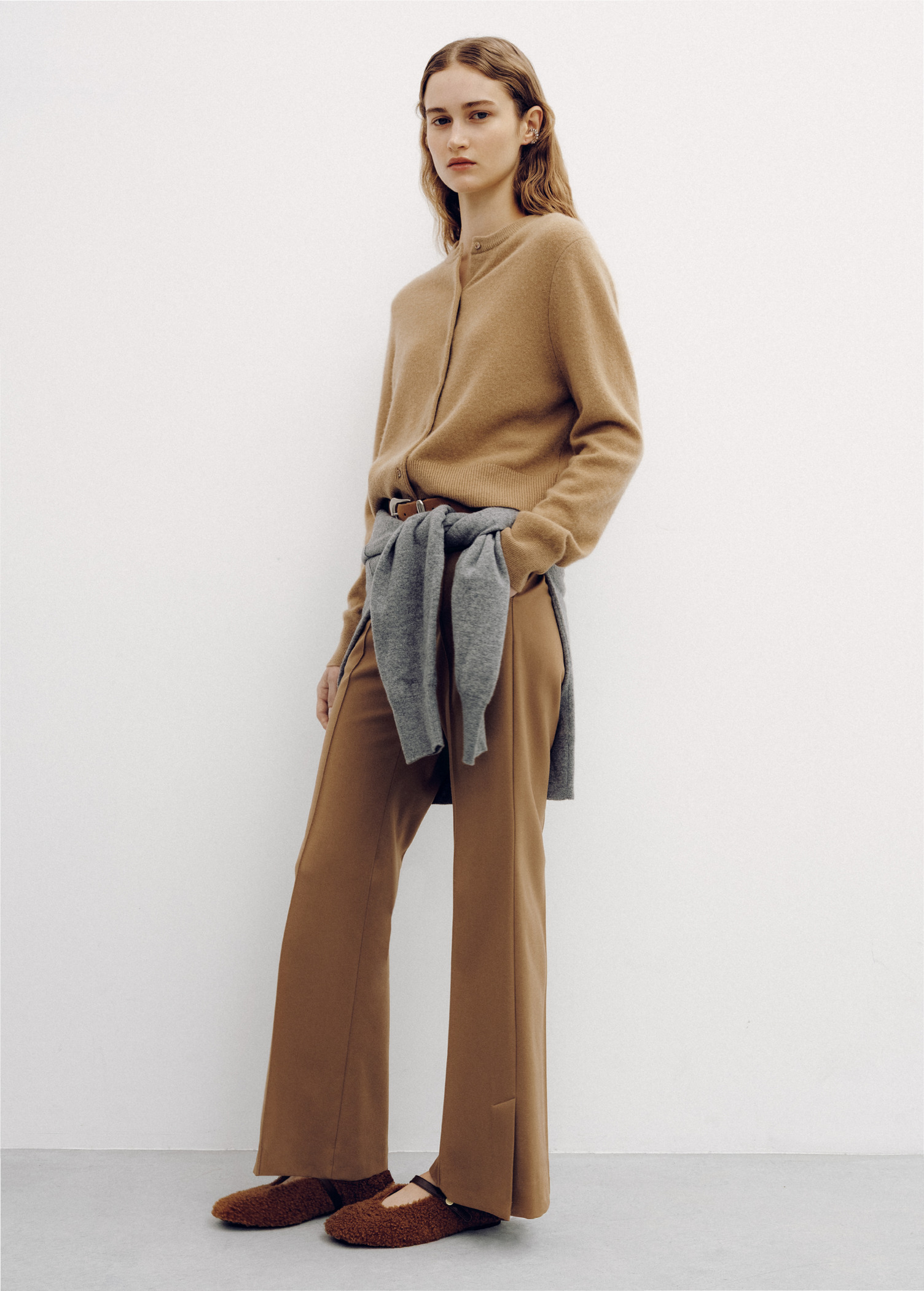 Part. 8 of 15：cardigan・pants・knit・shoes・belt