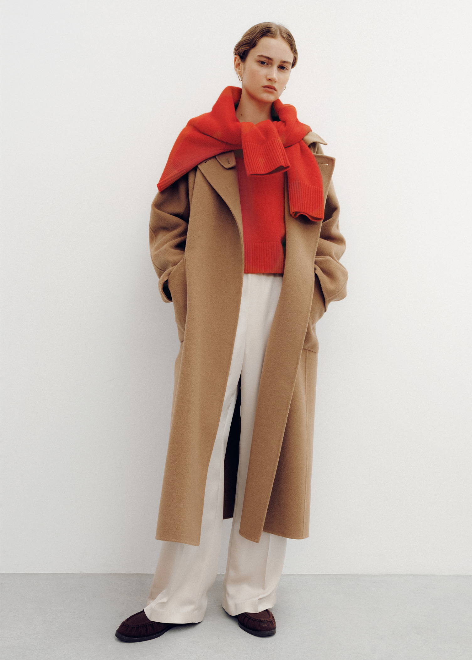 Part. 9 of 15：coat・knit・knit・pants・shoes