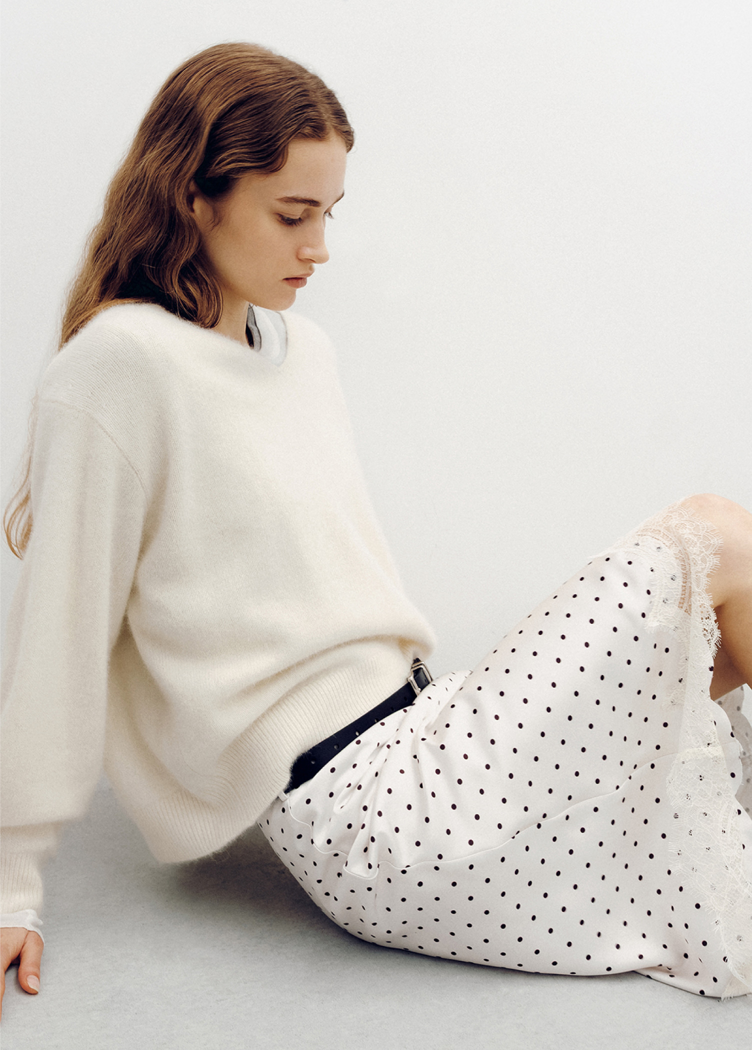 Part. 13 of 15：knit・tops・tops・skirt・belt・boots