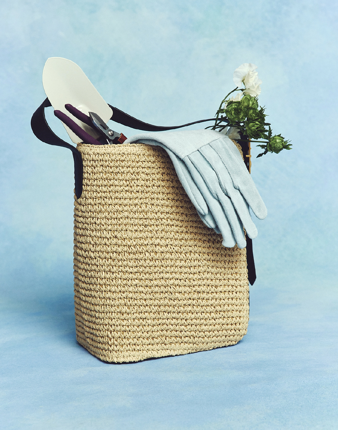 バックルモチーフバケットバッグ