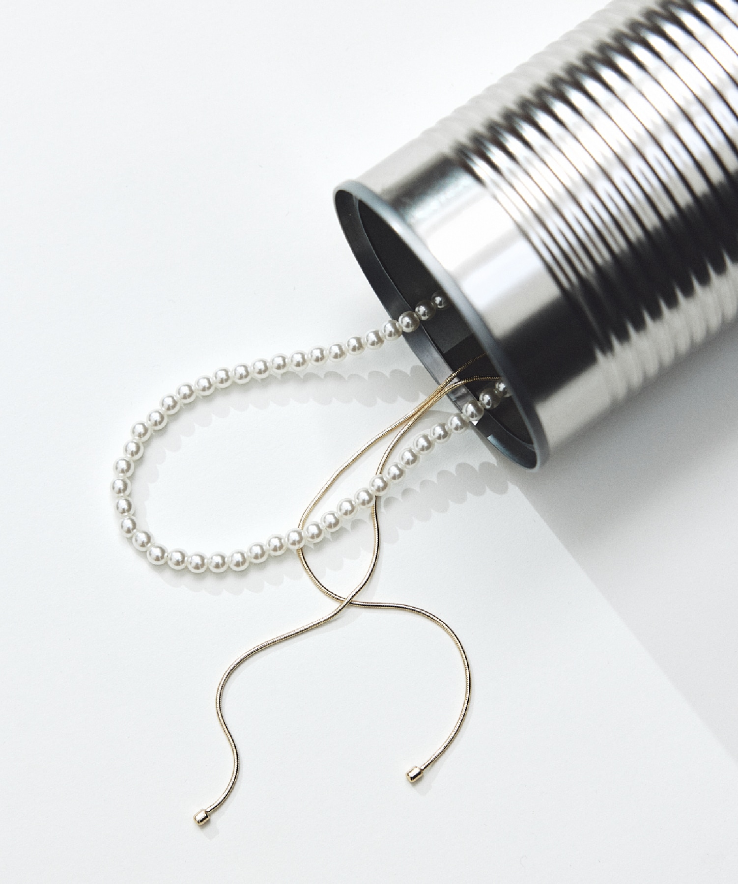 パールスライダーネックレスの商品写真