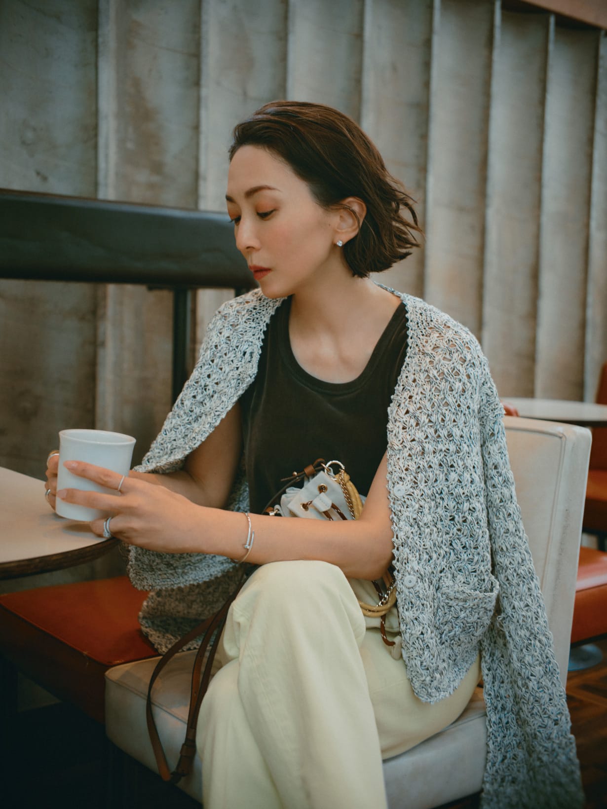 Meravel 高橋志津奈さん　T-shirt dress 高橋志津奈が届けるSTATE OF MINDの名品ベーシックvol2