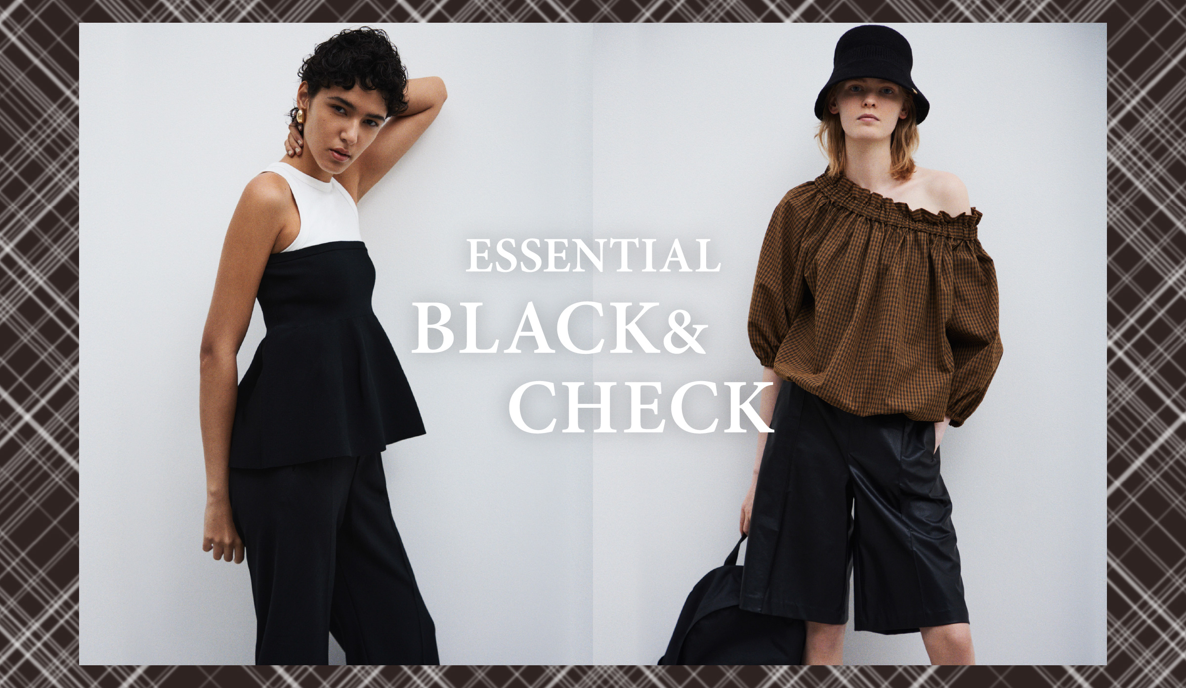 ESSENTIAL BLACK & CHECK