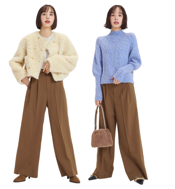 04 TWO TUCK WIDE PANTSの画像