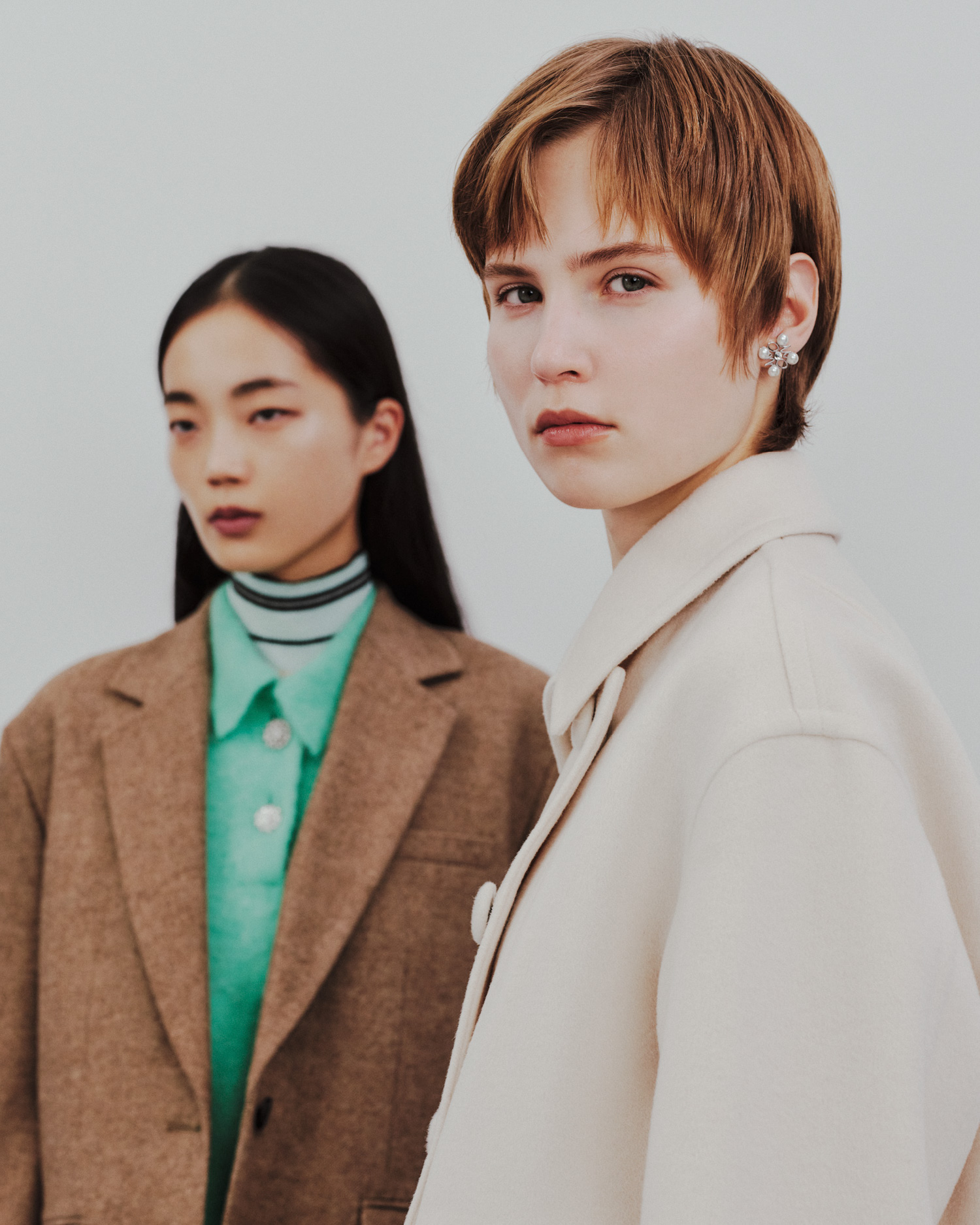 美品　☆ミラオーウェン☆　ベルスリーブジャケット ミラ オーウェン Mila Owen ベルト付ノーカラーリバージャケット