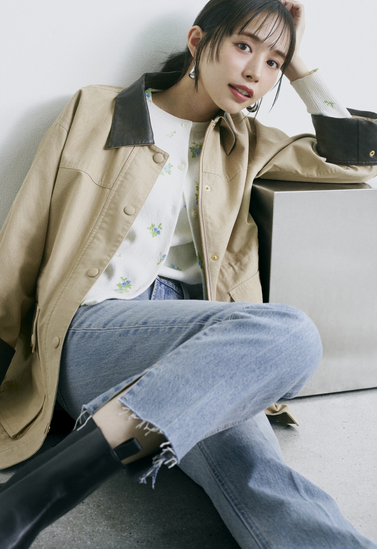 同コーディネートの別ショット