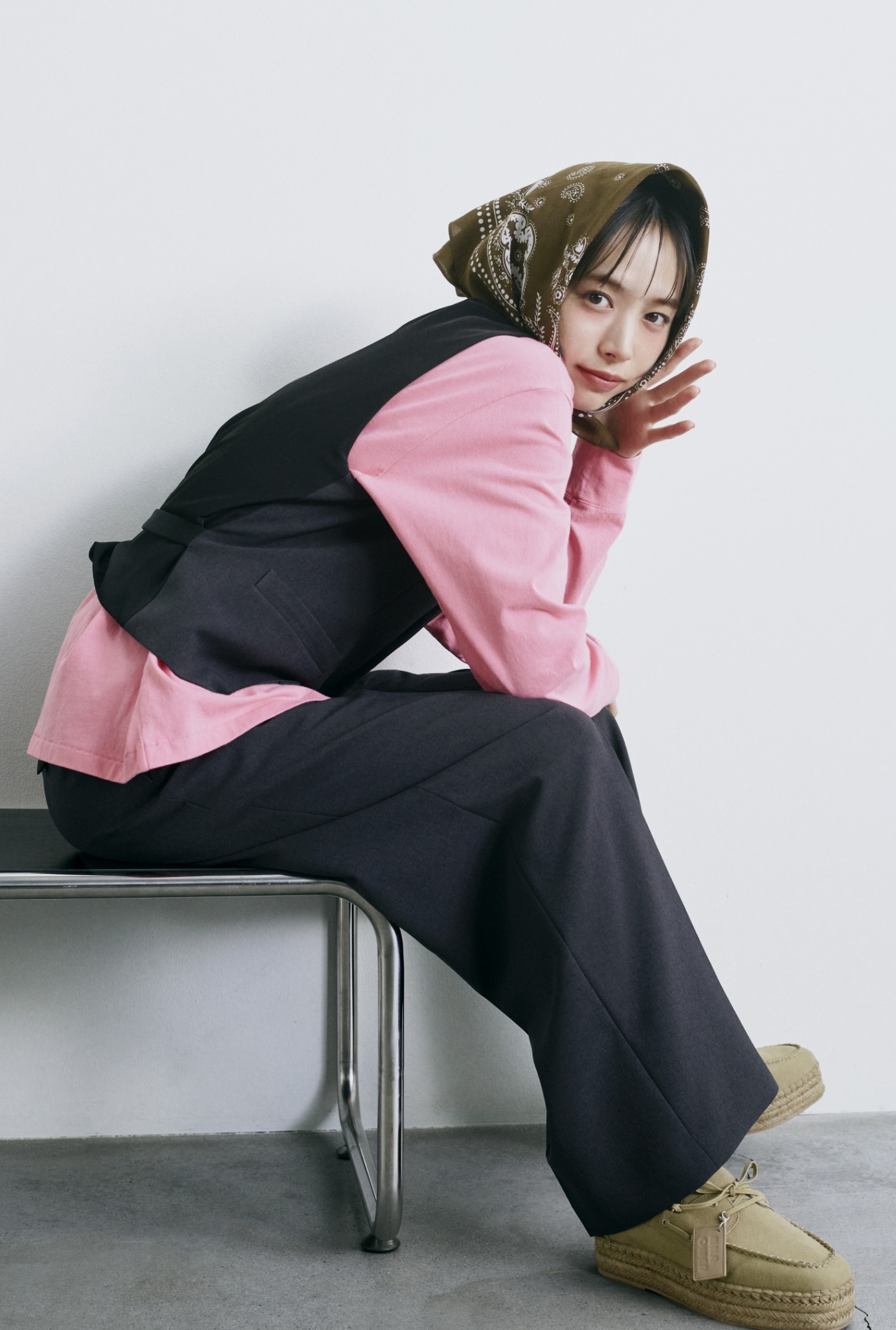 同コーディネートの別ショット