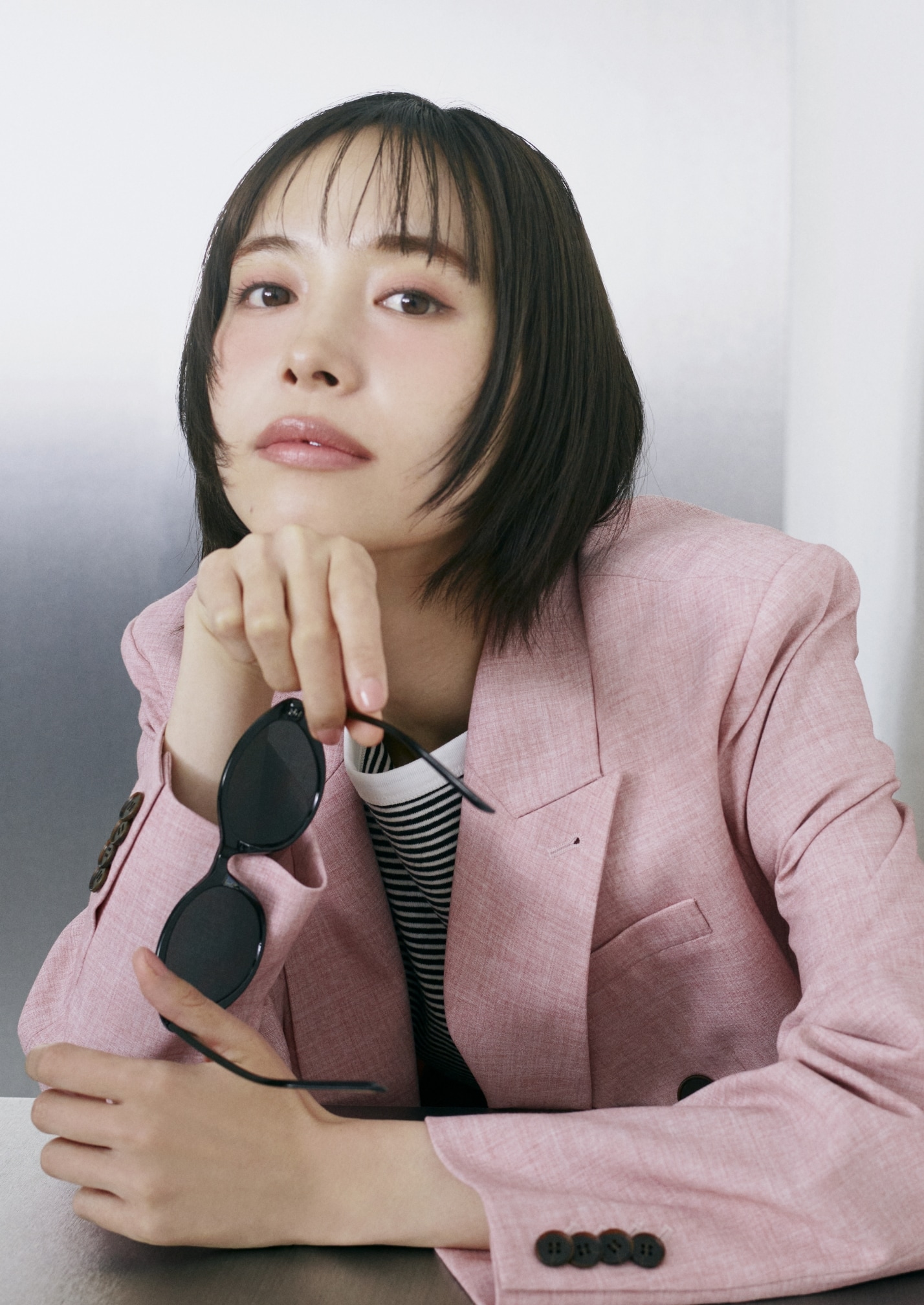 同コーディネートの上半身アップ