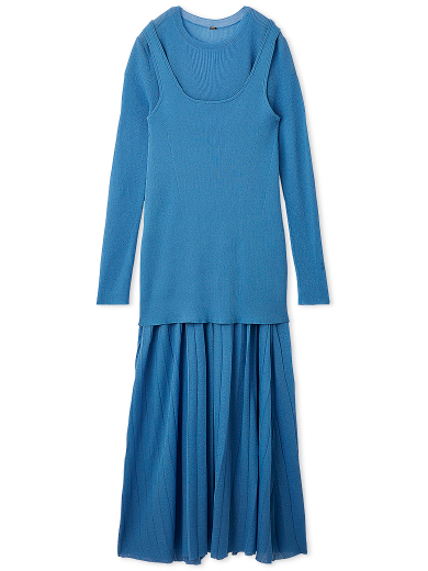 シアーニットワンピース