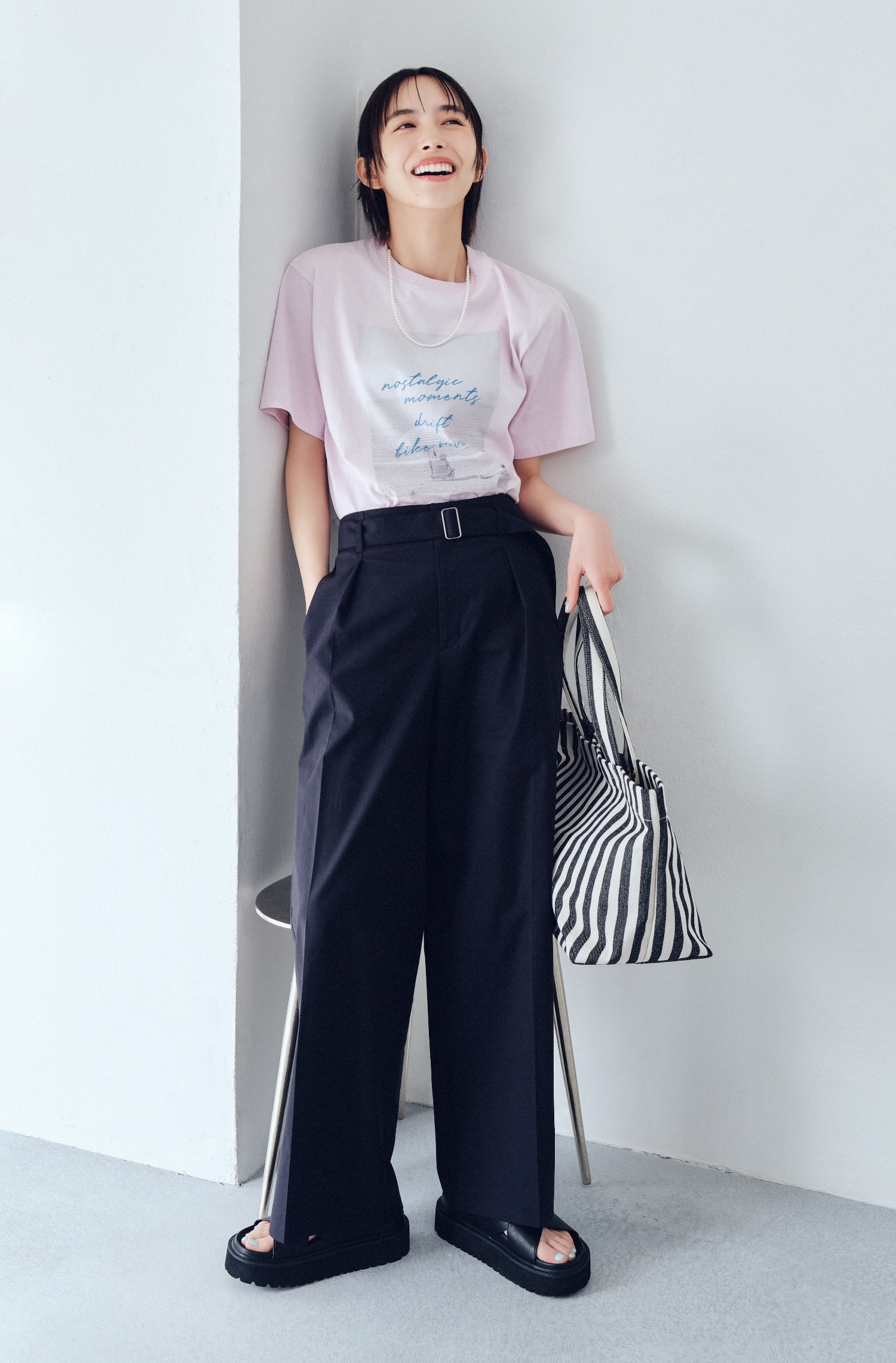MILA PANTS Starring HIROE IGETA着用イメージ