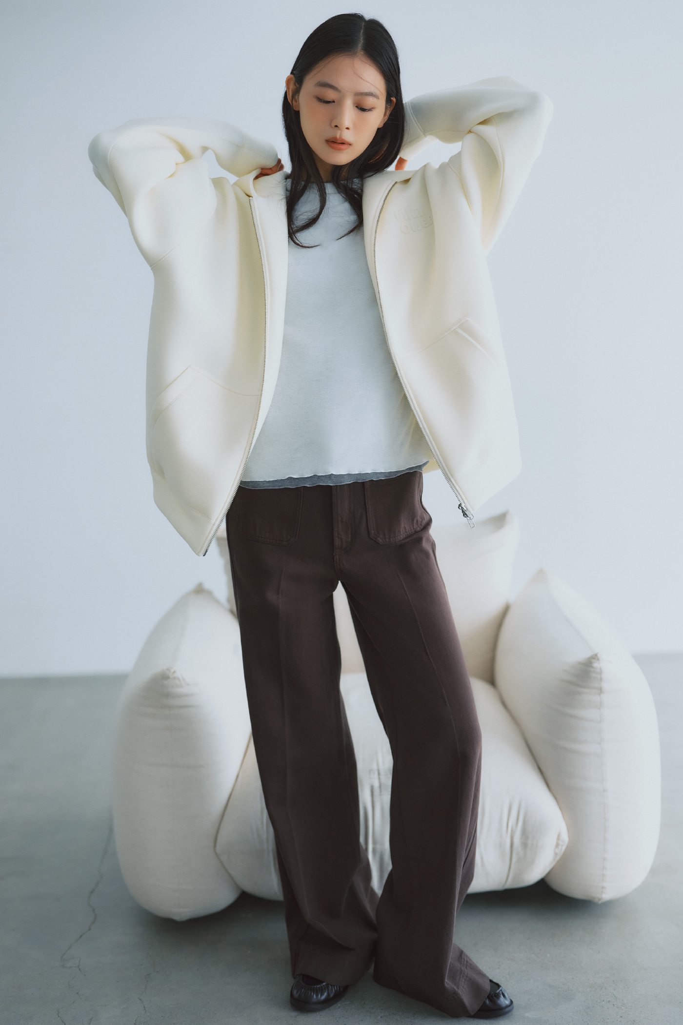 本日のみ出品 ムートンボアブルゾン Mila Owen ONLINE LIMITED modern and expressive │ Mila Owen（ミラ オーウェン