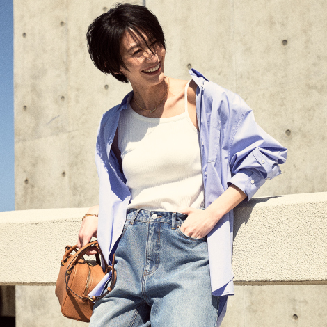 TIMELESS ISSUE 神山まりあさん的 Mila Owen 名品の着こなしとヒント 夏の羽織り編