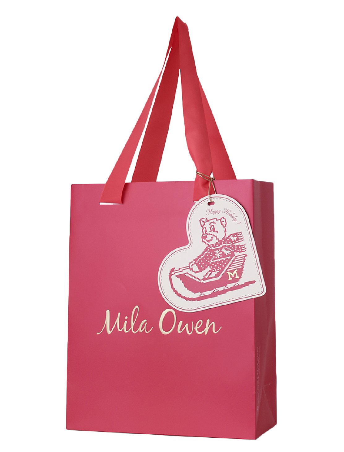 ホリデーシーズンの紙袋画像